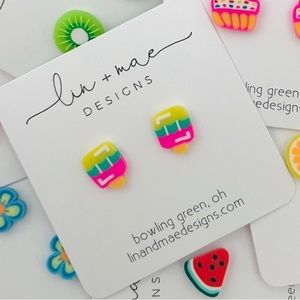 Polymer Clay Popsicles Earrings